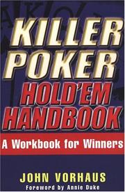 Cover of: Killer poker hold'em handbook: a workbook for winners