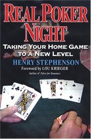 Cover of: Real Poker Night by Henry Stephenson