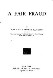 A Fair Fraud by H. Lovell Cameron