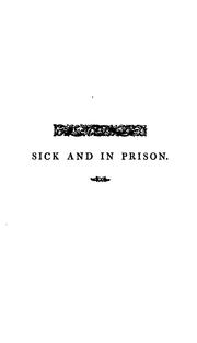 Cover of: Sick and in prison [by O.T. Miller].