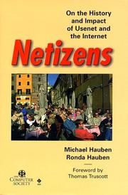 Cover of: Netizens by Michael Hauben, Ronda Hauben, Thomas Truscott