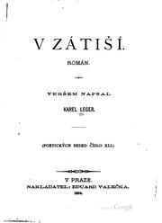 Cover of: V Zátiší: román