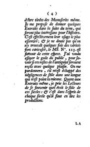 Extraits de quelques poësies du XII. XIII. & XIV. siecle by Johann Rudolf Sinner