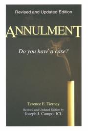 Cover of: Annulment by Terence E. Tierney