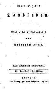 Cover of: Van Dyck's Landleben: Malerisches Schauspiel