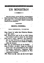 Cover of: Un ministro: Comedia en un acto by Ventura de la Vega, Ventura de la Vega