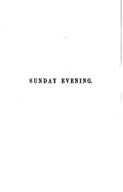 Cover of: Sunday evening, 12 sermons by J. S. Howson