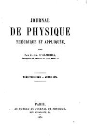 Cover of: Journal de physique théorique et appliquée