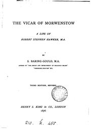 Cover of: The vicar of Morwenstow, R.S. Hawker
