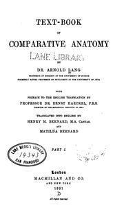 Cover of: Text-book of comparative anatomy v.2, 1896