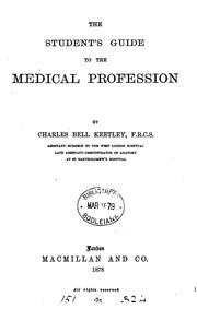 Cover of: The student's guide to the medical profession