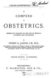 Cover of: A Compend of obstetrics by 