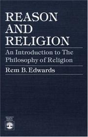 Cover of: Reason and Religion by Rem B. Edwards
