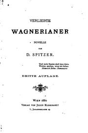 Cover of: Verliebte Wagnerianer by Daniel Spitzer