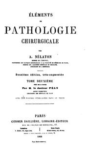 Cover of: Elements de Pathologie Chirurgicale