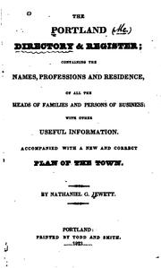 Cover of: The Portland Directory & Register by 