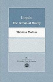 Cover of: Utopia by Thomas Steven Molnar