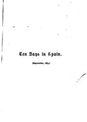 Cover of: Ten Days in Spain