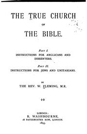 Cover of: The True Church of the Bible by William Fleming