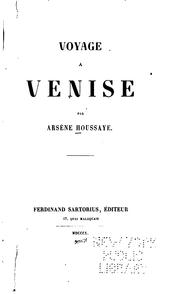 Cover of: Voyage à Venise