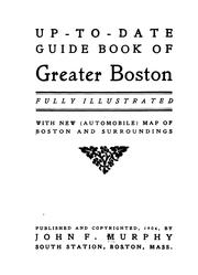 Cover of: Up-to-date Guide Book of Greater Boston