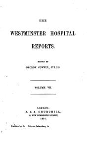 Cover of: The Westminster Hospital Reports