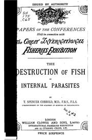 On the destruction of fish and other aquatic animals by internal parasites by T. Spencer Cobbold