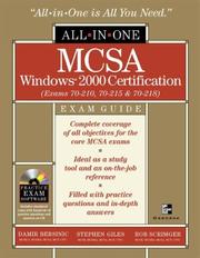 Cover of: MCSA Windows 2000 certification exam guide | Damir Bersinic