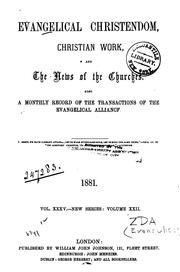 Cover of: Evangelical Christendom: Christian Work and the News of the Churches