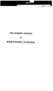The Barren Ground of Northern Canada