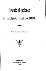 Hrvatski pokret u proljeću godine 1848 by No name