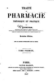 Cover of: Traité de pharmacie: théorique et pratique
