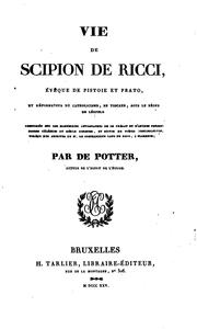 Cover of: VIE DE SCIPION DE RICCI