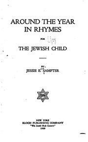 Cover of: Around the Year in Rhymes for the Jewish Child