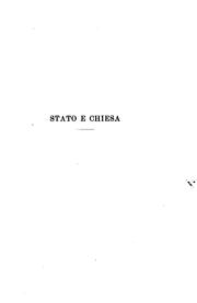 Cover of: Stato e Chiesa secondo gli scritti politici da Carlomagno fino al concordato di Worms (800-1122 ...