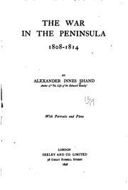 Cover of: The War in the Peninsula, 1808-1814