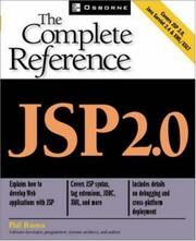 Cover of: JSP 2.0: the complete reference