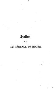 Stalles de la cathédrale de Rouen by Eustache Hyacinthe Langlois