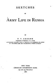 Cover of: Sketches of Army Life in Russia | Francis Vinton Greene