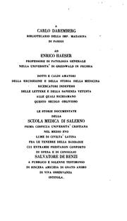 Cover of: Storia documentata della Scuola medica di Salerno