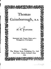 Cover of: Thomas Gainsborough, B.A.