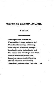 Cover of: Trifles light as air