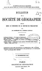 Cover of: Bulletin de la Société de géographie