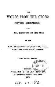 Cover of: The words from the Cross, 7 sermons