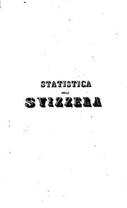 Cover of: Statistica della Svizzera
