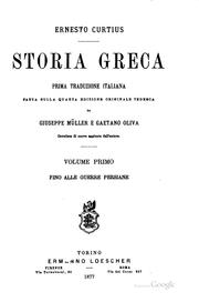 Cover of: Storica greca