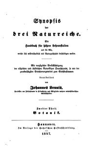 Cover of: Synopsis der Pflanzenkunde: Ein Handbuch für höhere Lehranstalten und für alle, welche sich ...