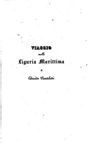 Cover of: Viaggio nella Liguria marittima