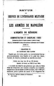 Cover of: Revue du Service de l'intendance militaire ... by 