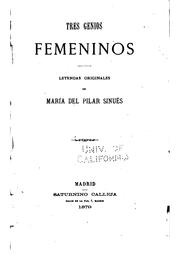 Cover of: Tres genios femeninos: Leyendas originales